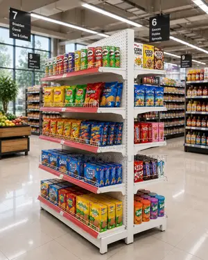 Double Side Supermarket Shelves