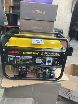 Spg4000e2. 3.5kva Sumec Firman Petrol Key Start Generator