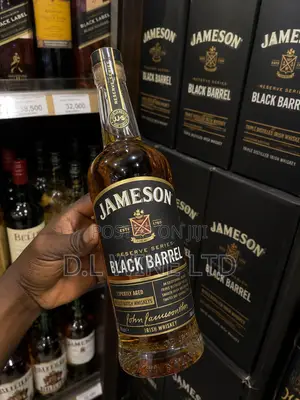 Jameson Black Barrel Cartoon of 12 Bottles