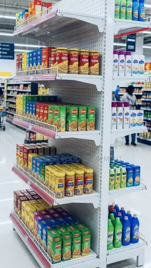Double Side Supermarket Shelves