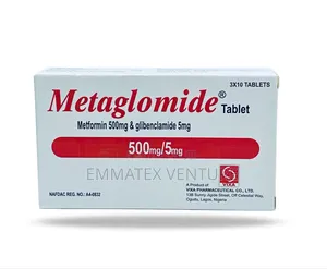 Metaglomide Tablet 500/5mg X30