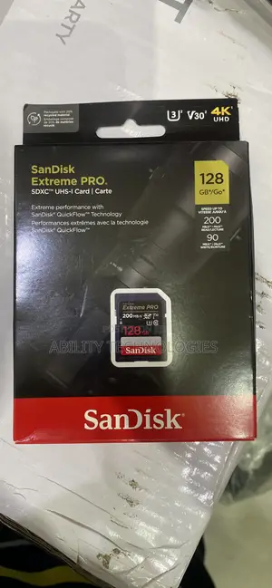 Sandisk Extreme Pro 128gb SD Card