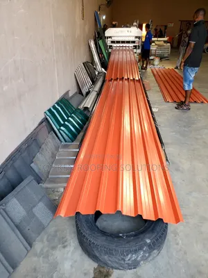 55 TC Red Oven Baked Longspan Aluminium Roofing Sheets