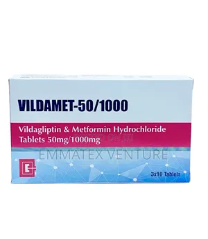 Vildamet 50mg/1000mg Tablet X30