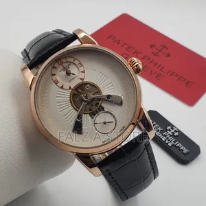 Patek Philippe Leather Wristwatch Mechanical Movement