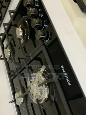 Polystar 4 Burner Built-in Gas Cooker With Tempered Glass