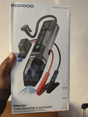 Porodo Ignatov Jump Starter Air Pump