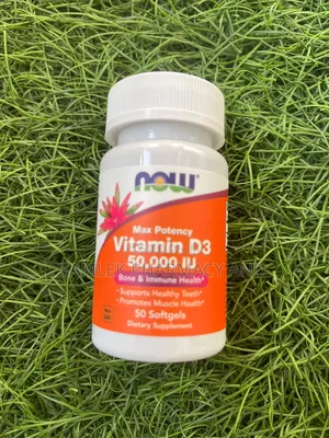 Now Foods Vitamin D3 50,000iu- 50softgel