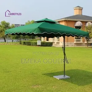 7ft*7ft Falling Canopy Desgin Outdoor Umbrella -Green