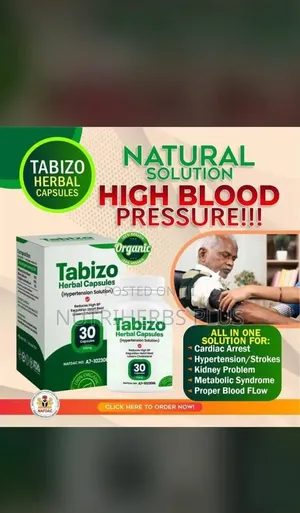 Tabizo Herbal Capsules (Natural Solution High Blood Pressure)