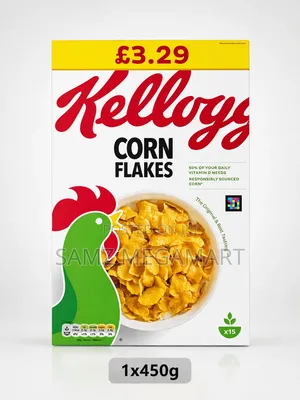 Kellogg's Corn Flakes Breakfast Cereal 450g