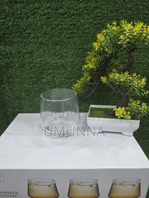 6pc Whiskey Glass Ware