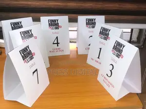Table Name Tags Print