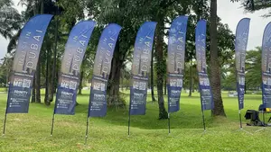 Feather Flying Banner Print