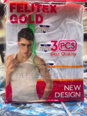 3in1 White Singlet Felix GOLD