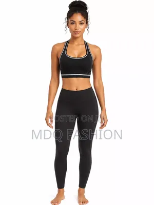 Premium 3-Piece Women's Gym Set With Zipper Jacket - Dark Gray