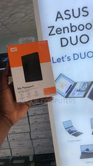 Wd Passport 1tb Portable HDD Backup USB 3.2 Gen1/USB 3.0 - Hardrive