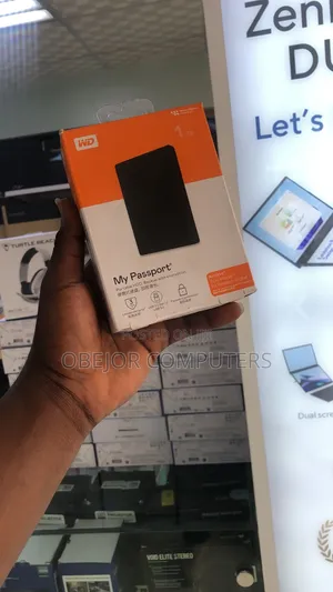 Wd Passport 1tb Portable HDD Backup USB 3.2 Gen1/USB 3.0 - Hardrive