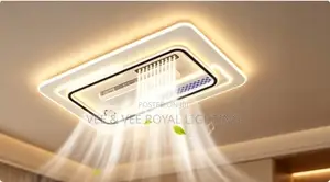 Big AC Fan Light + Bluetooth Voice Control -for Living Room, Bedroom