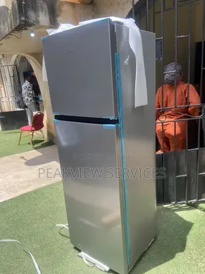 Hisense 360L Silver Double Door Refrigerator