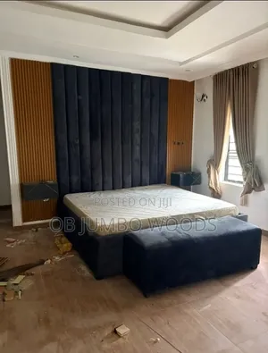 Wall-to-Wall Padded Bedframe