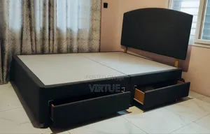 UK Upholstered Bed Frame With Storage Drawers | Excellent | ₦270,000