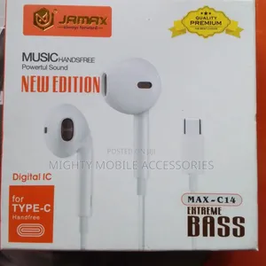 JAMAX Type-C/iPhone Wired Earphones – New Edition