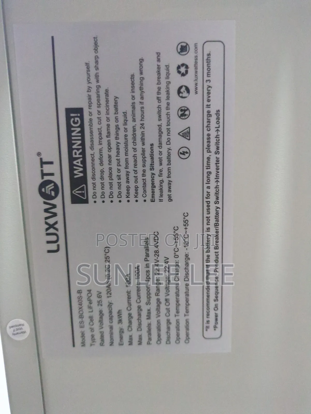 Battery 3kwh