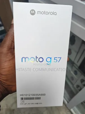 New Motorola Moto G57 5G 128 GB Black