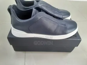 Zegna Triple Stitch Italian Designer Sneakers - Size 47