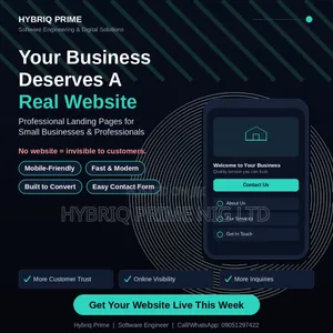 Business Landing Page Website for Your Business