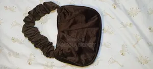 Chocolate Brown Ruffle Bag