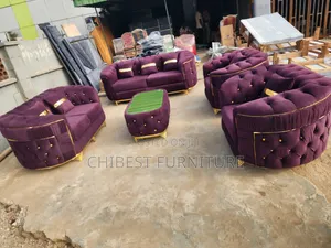 Complete Set of Sitting Room Sofa Chairs.