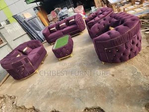 7 Seaters Upholstery Padded Sofa Chairs.