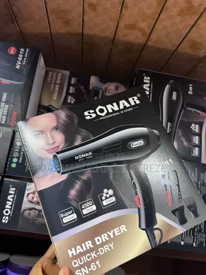 Sonar SN-61 Professional 4500W Ionic Hair Dryer (5-in-1) – Quick Dry