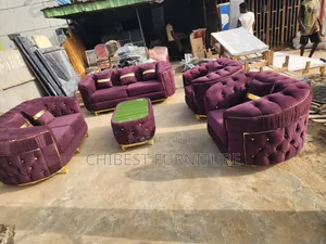 Complete Set of 7 Seaters Sofa Chairs.