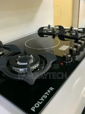Polystar 4+1 Stainless Steel Gas Cooker – Modern Kitchen Essential