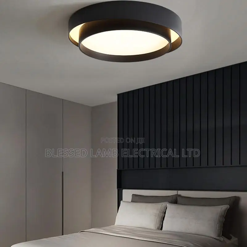 Modern Black Round LED Ceiling Light