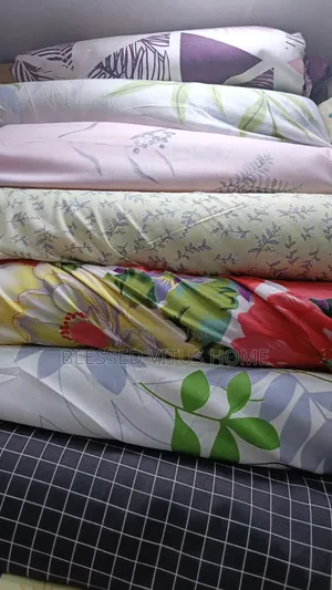 Elegant Flower Bedspread Fabric – Premium Quality Cotton