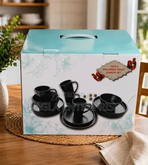 16 Pieces Unbreakable Melamine Dinner Set