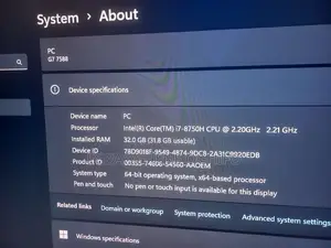 Laptop Dell G7 15 7590 16GB Intel Core i7 HDD+SSD 1T