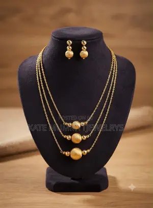 Quality Non-Tarnish Gold Necklace Set for Women