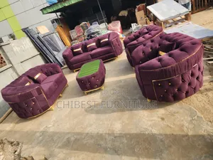 Brand New Sitting Room Sofa Fabric Chairs