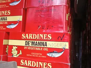 De,Manna Vegetables Sardines by 50 Tin
