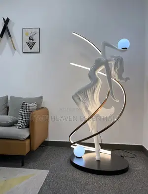 Modern Dancing Goddess Humanoid Floor Lamp