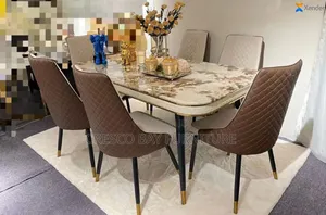 Luxury 6-Seater Marble Dining Sets (Brand New)