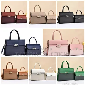 Elegant 2-in-1 Women's Handbag Set Luxury Tote Matching Purse