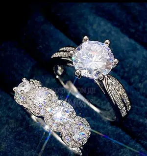 2pcs/Set Diamond Rings
