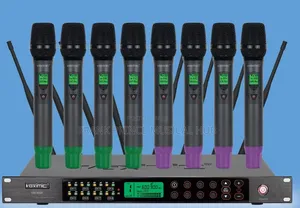 Voximic VM-9008 Professional 8-Channel Wireless Microphone System