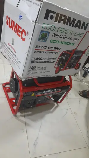Office Power Backup: Brand New Firman ECO 499OES Petrol Gen
